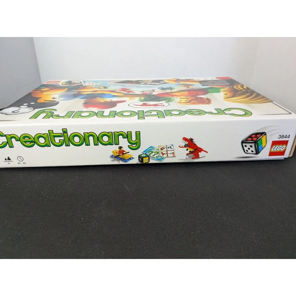 Lego Creationary Game 3844 Complete with Manual Box and Pieces Family Fun Create